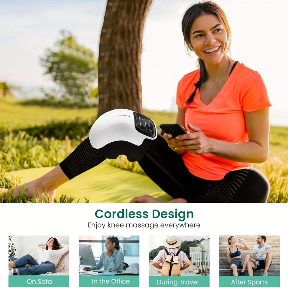 Rechargeable Heated Knee Massage Wrap detail view 10 for Australian shoppers
