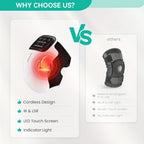 Rechargeable Heated Knee Massage Wrap detail view 9 for Australian shoppers