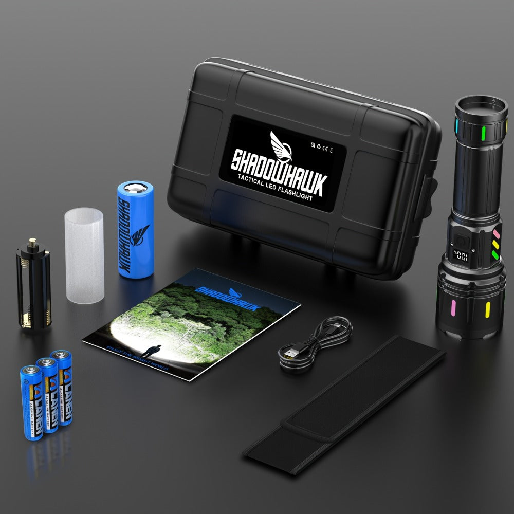 Rechargeable Long-Throw LED Torch detail view 8 for Australian shoppers