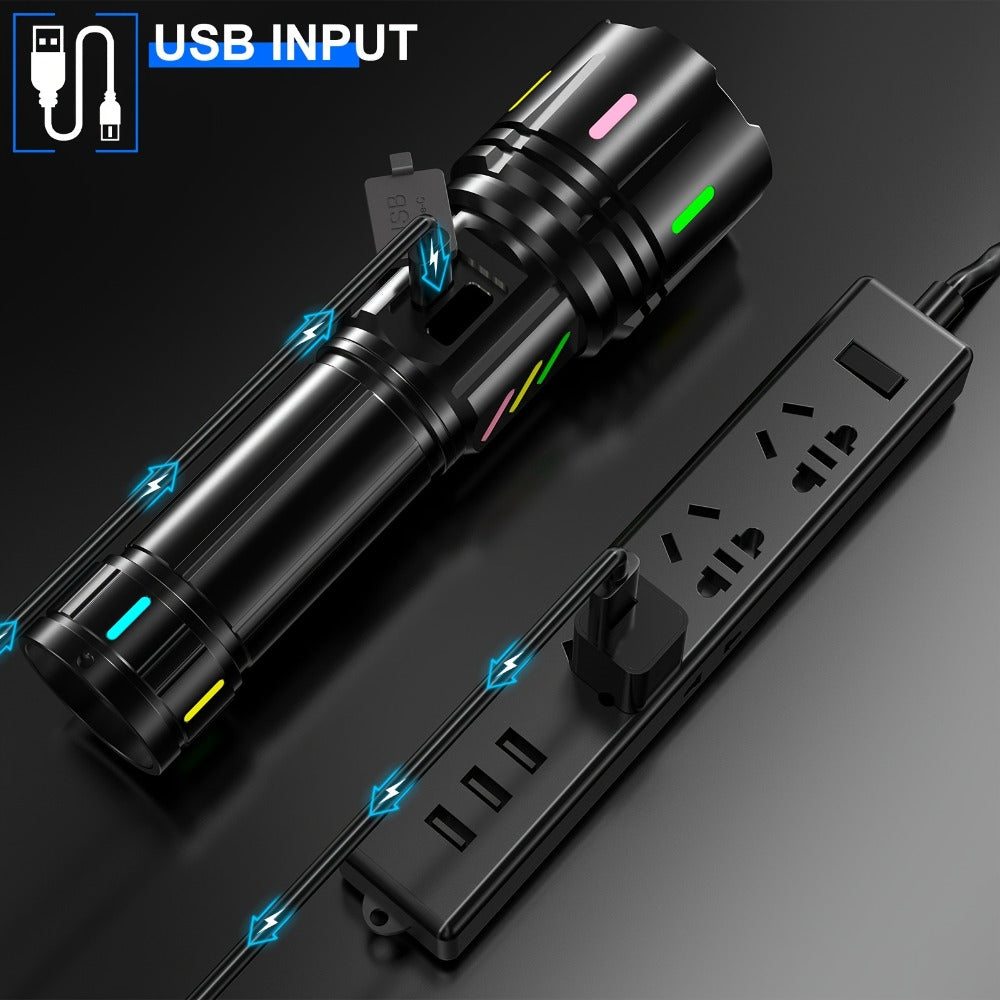 Rechargeable Long-Throw LED Torch detail view 11 for Australian shoppers