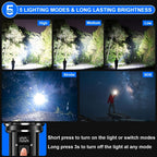 Rechargeable Long-Throw LED Torch detail view 3 for Australian shoppers