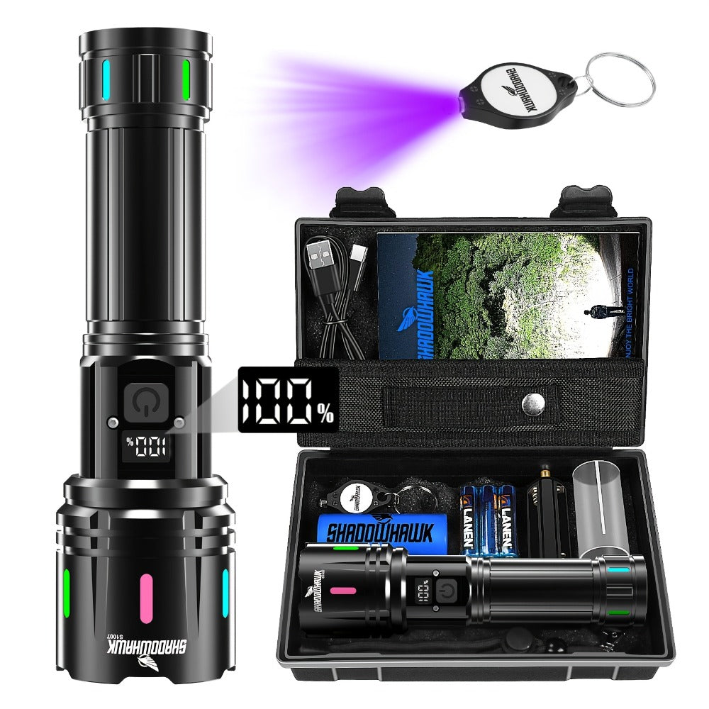 Rechargeable Long-Throw LED Torch main product view for Australian shoppers