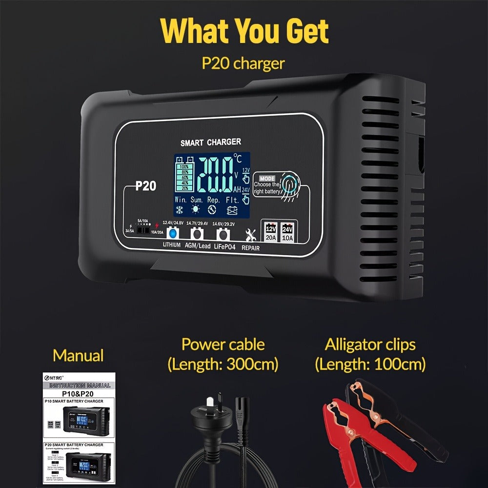 Portable Smart Car Battery Charger product detail 10