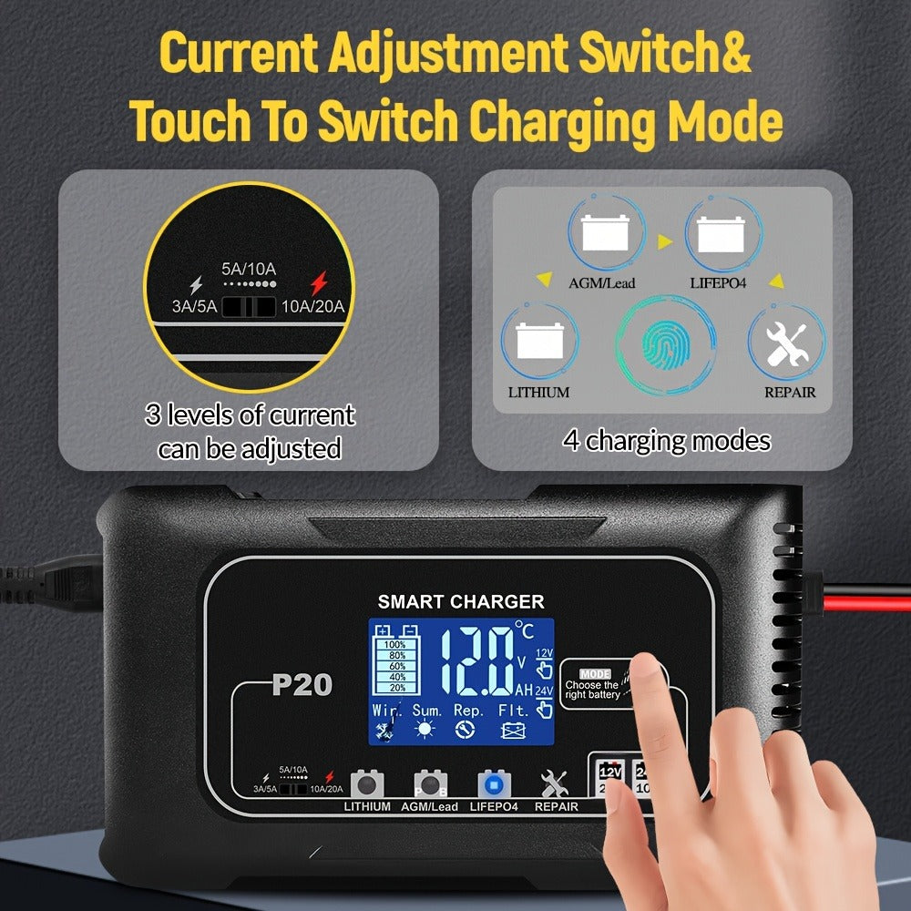 Portable Smart Car Battery Charger product detail 5