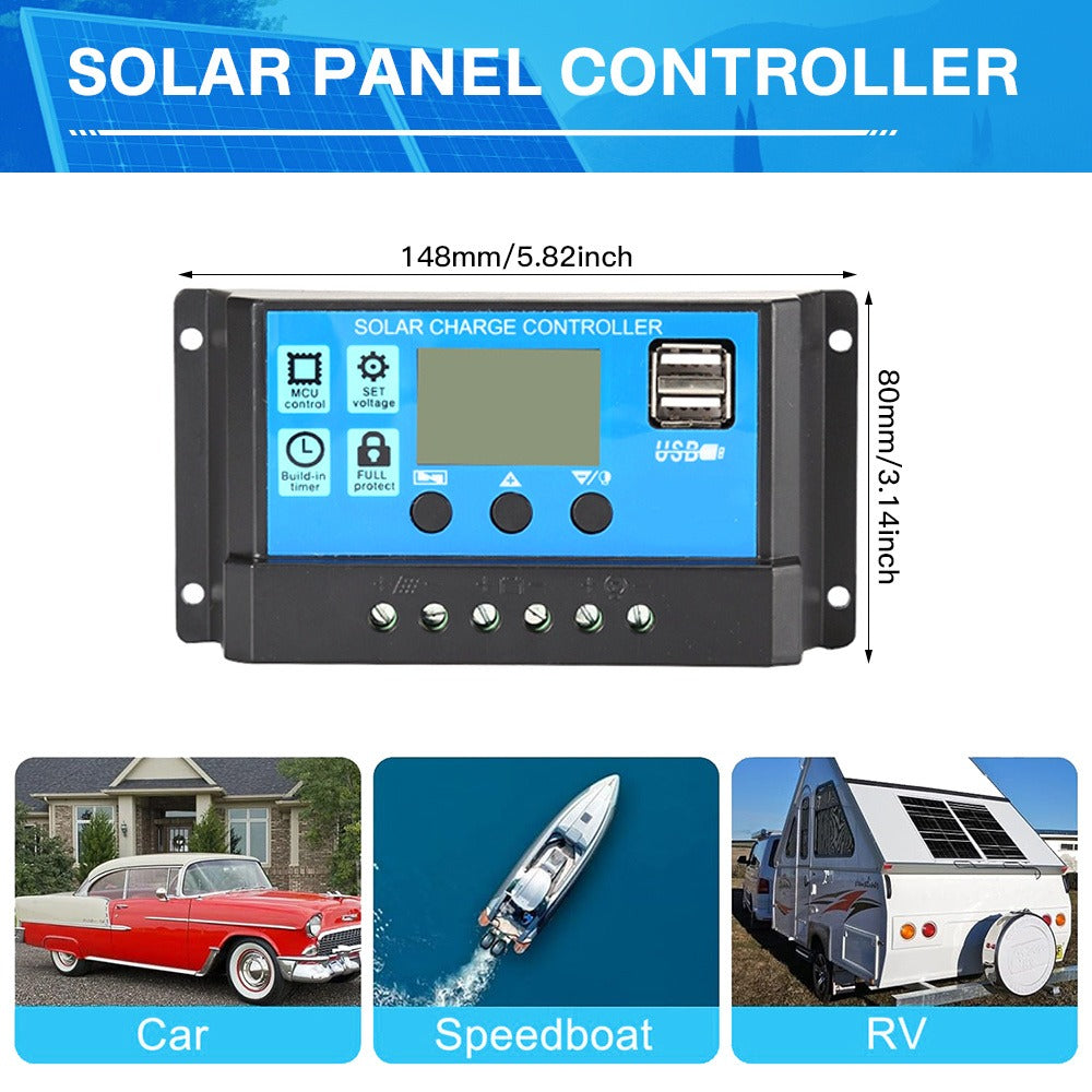 Portable Solar Panel and Controller Kit detail view 2 for Australian shoppers