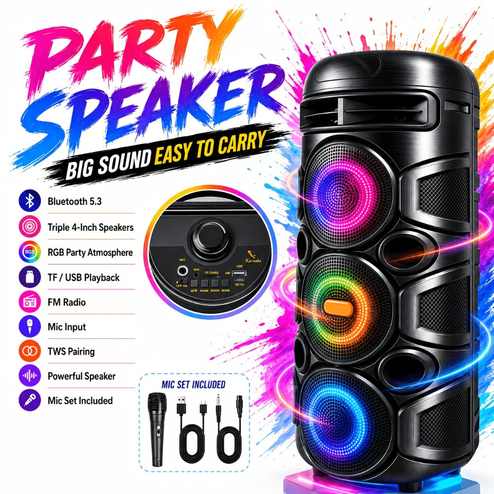 Portable Wireless Karaoke Speaker detail view 6 for Australian shoppers