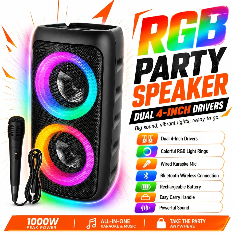 Portable Wireless Karaoke Speaker detail view 10 for Australian shoppers