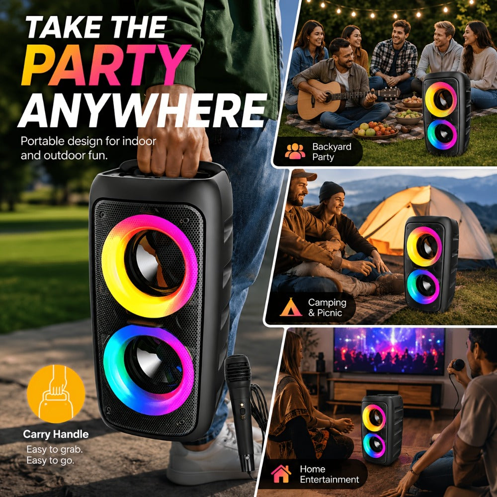 Portable Wireless Karaoke Speaker detail view 12 for Australian shoppers