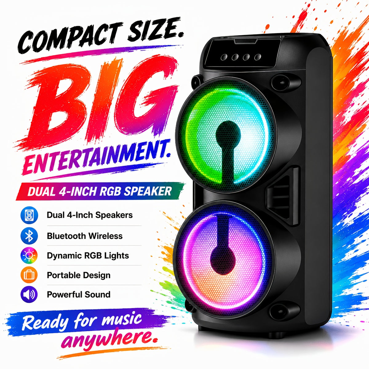 Portable Wireless Karaoke Speaker detail view 21 for Australian shoppers