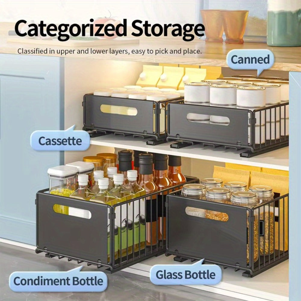 Pull-Out Cabinet Organiser Baskets – product detail 11