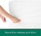 Quilted Cotton Mattress Protector – Fully Fitted & Machine Washable – alternate product view