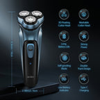 Rechargeable 3D Electric Razor for Men detail view 6 for Australian shoppers