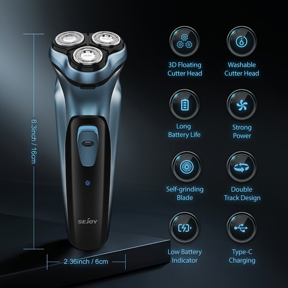 Rechargeable 3D Electric Razor for Men detail view 6 for Australian shoppers