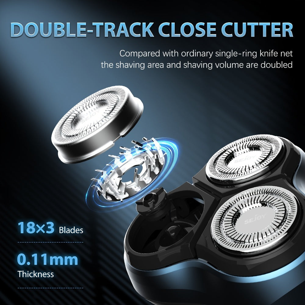 Rechargeable 3D Electric Razor for Men detail view 4 for Australian shoppers