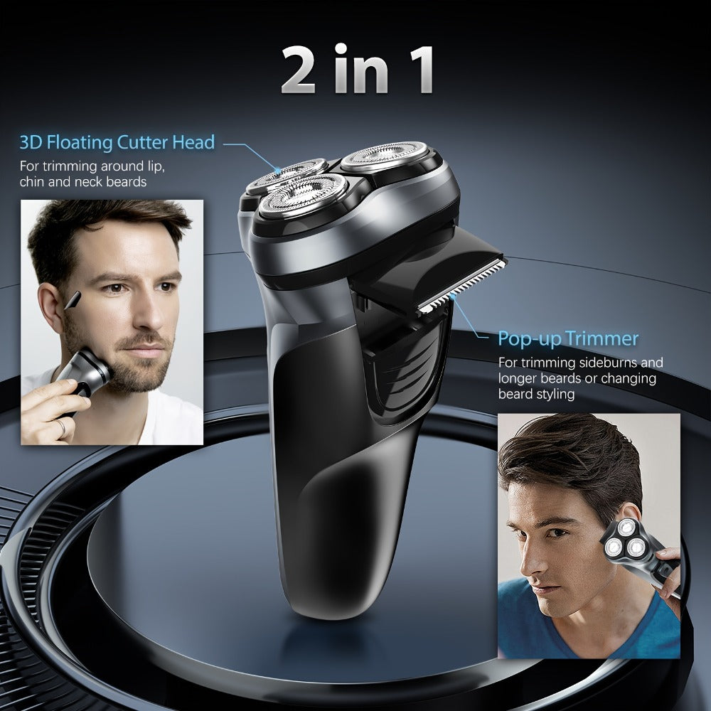 Rechargeable 3D Electric Razor for Men detail view 14 for Australian shoppers
