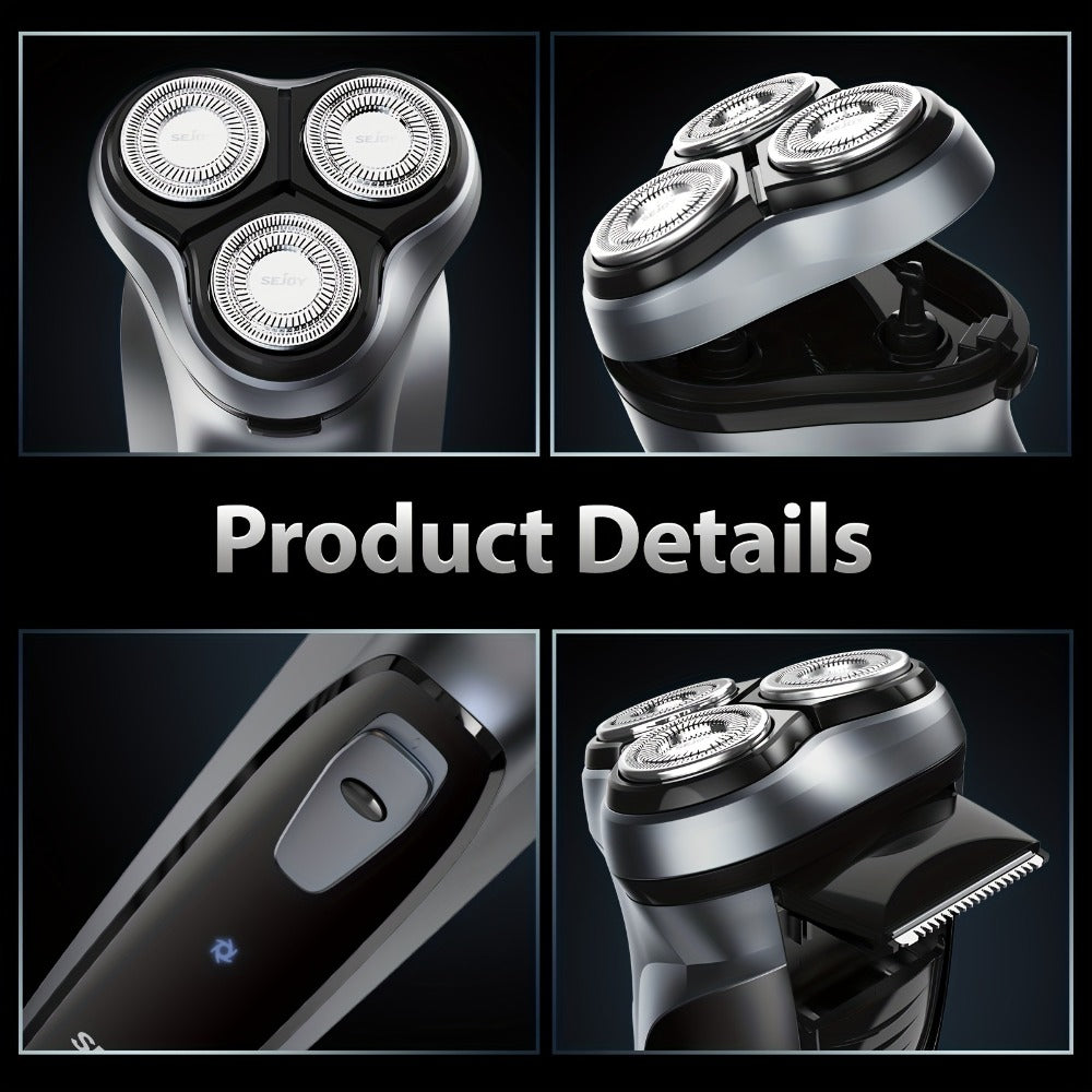 Rechargeable 3D Electric Razor for Men detail view 16 for Australian shoppers