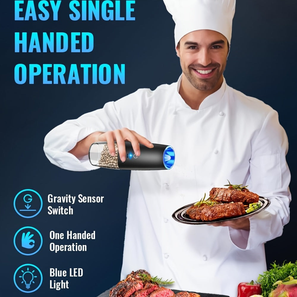 Battery-Powered Salt and Pepper Grinder Set detail view 7 for Australian shoppers
