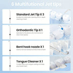 Rechargeable Cordless Water Flosser - Travel-friendly design – additional product view 9
