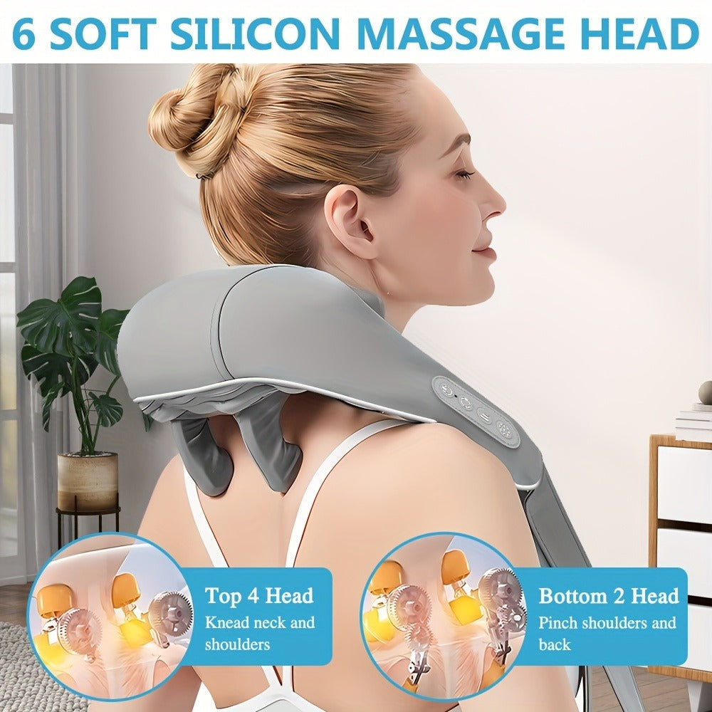 Rechargeable Heated Neck and Shoulder Massager detail view 7 for Australian shoppers