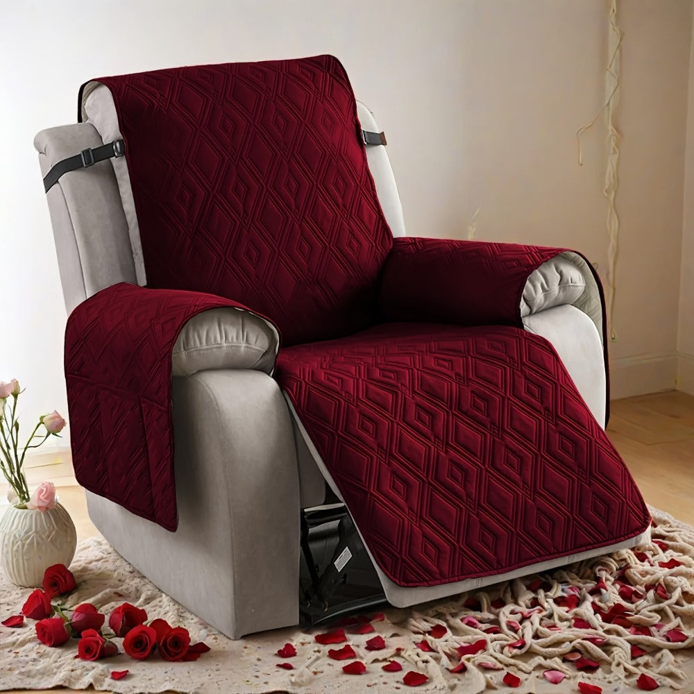 Recliner Chair Cover – Non-Slip Washable Furniture Protector – alternate product view