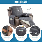 Recliner Chair Cover – Non-Slip Washable Furniture Protector – additional product view 10