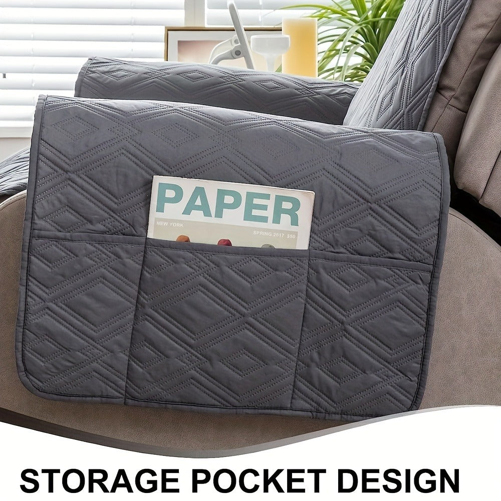 Recliner Chair Cover – Non-Slip Washable Furniture Protector – additional product view 12