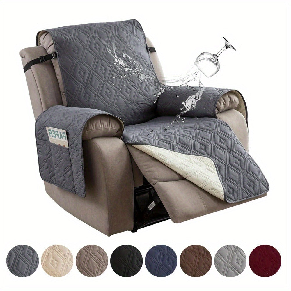 Recliner Chair Cover – Non-Slip Washable Furniture Protector – additional product view 17