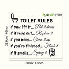 Removable Bathroom Wall Quote Sticker - bathroom and washroom decor – additional product view