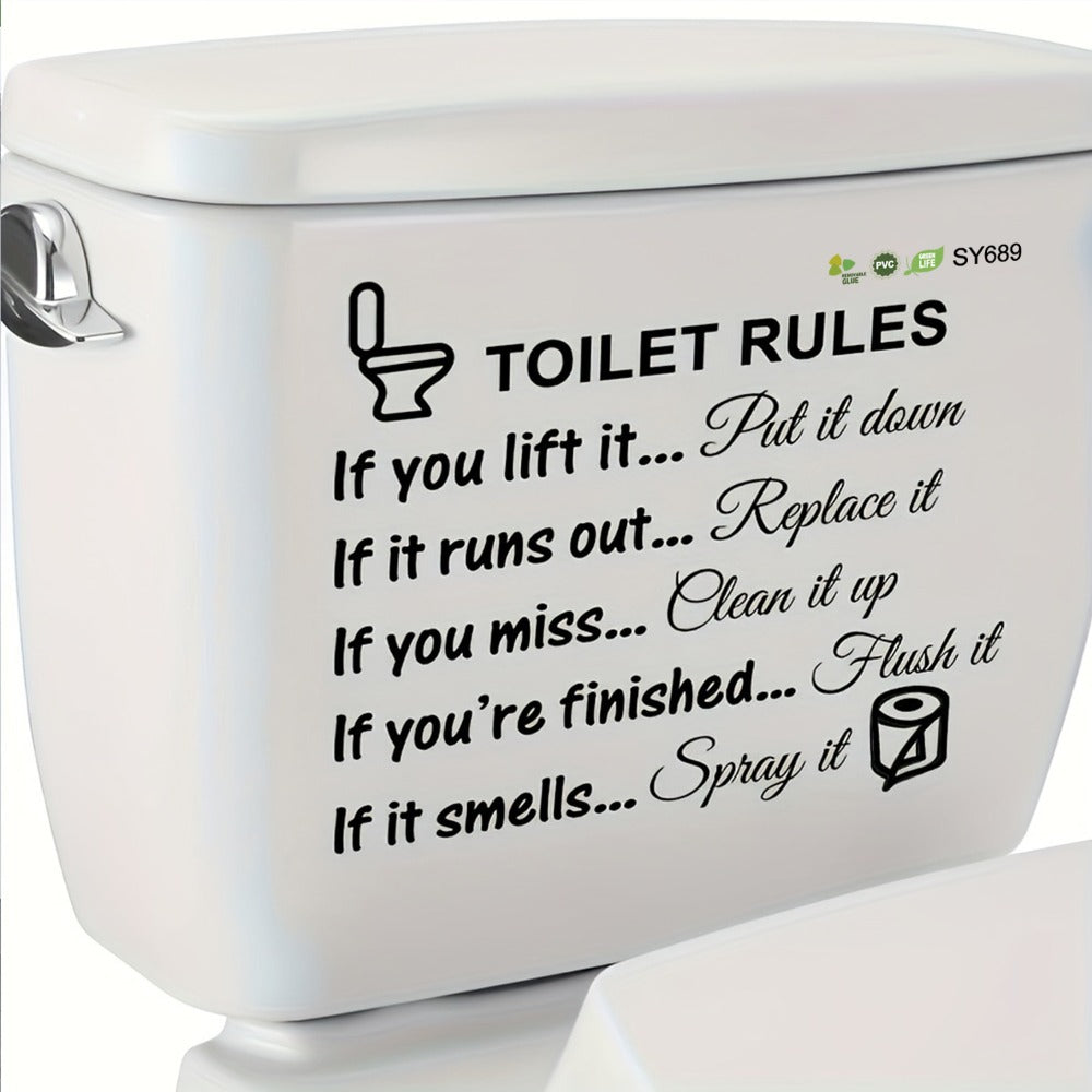 Removable Bathroom Wall Quote Sticker - bathroom and washroom decor – design and construction details