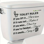 Removable Bathroom Wall Quote Sticker - bathroom and washroom decor – design and construction details