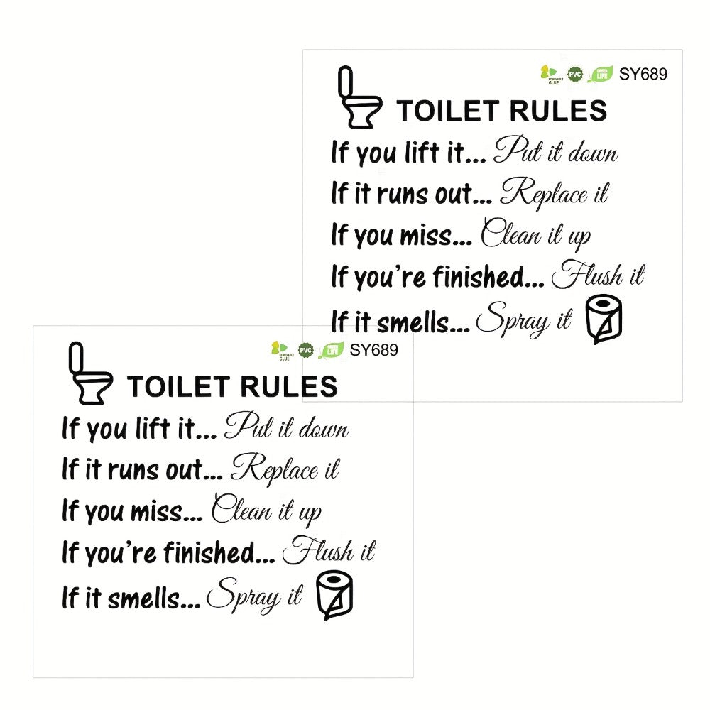Removable Bathroom Wall Quote Sticker - bathroom and washroom decor – close-up product details
