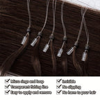 Remy Human Hair Micro Ring Hair Extension for Everyday Hair Styling – additional product view 12