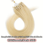 Remy Human Hair Micro Ring Hair Extension for Everyday Hair Styling – additional product view 20
