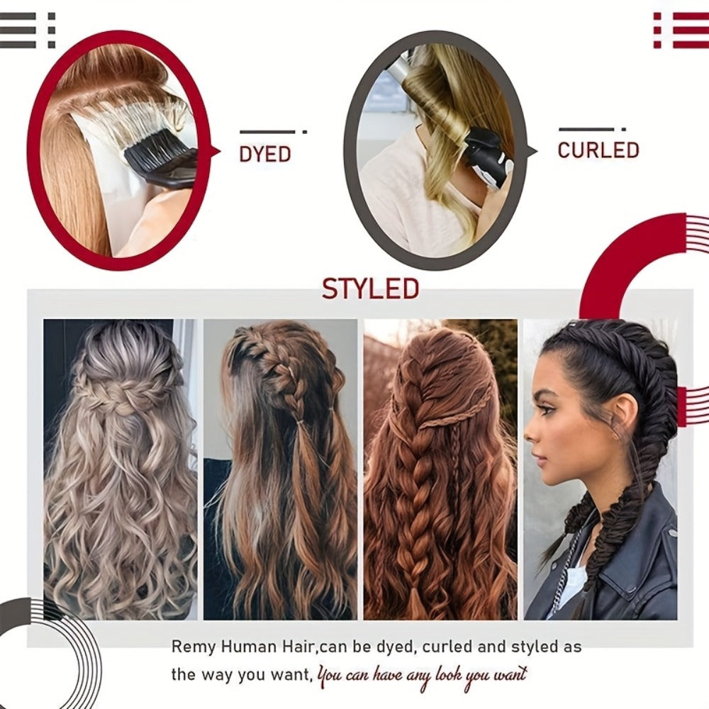 Remy Human Hair Micro Ring Hair Extension for Everyday Hair Styling – additional product view 24