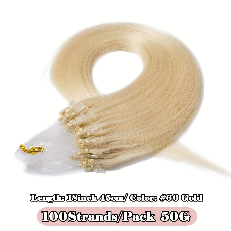 Remy Human Hair Micro Ring Hair Extension for Everyday Hair Styling – additional product view 27