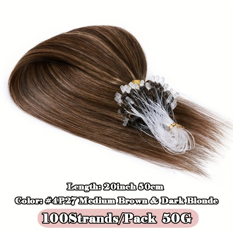 Remy Human Hair Micro Ring Hair Extension for Everyday Hair Styling – additional product view 31