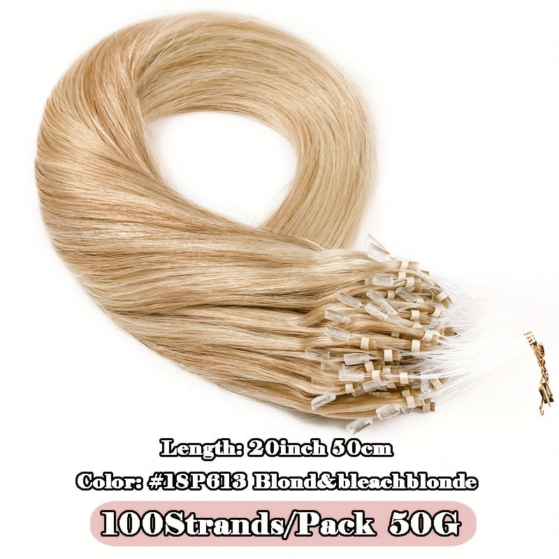 Remy Human Hair Micro Ring Hair Extension for Everyday Hair Styling – additional product view 33