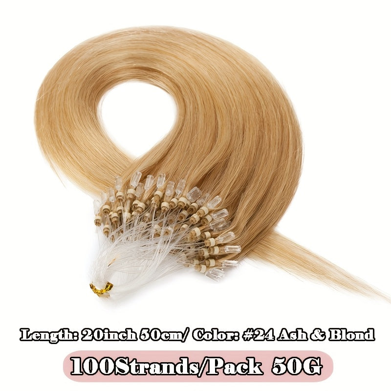 Remy Human Hair Micro Ring Hair Extension for Everyday Hair Styling – additional product view 37