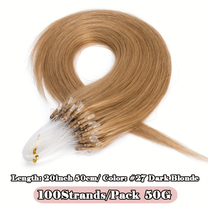 Remy Human Hair Micro Ring Hair Extension for Everyday Hair Styling – additional product view 38