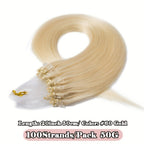 Remy Human Hair Micro Ring Hair Extension for Everyday Hair Styling – additional product view 9