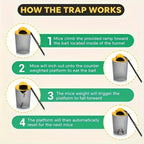 Reusable Humane Bucket Mouse Trap Lid detail view 7 for Australian shoppers