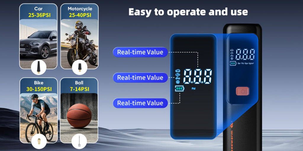 Road-Ready Portable Tyre Inflator product detail 20
