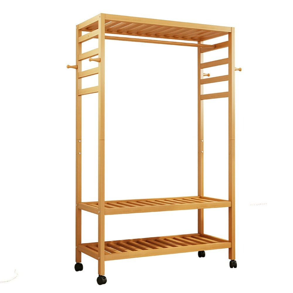 Rolling Bamboo Portable Fabric Wardrobe product detail 7