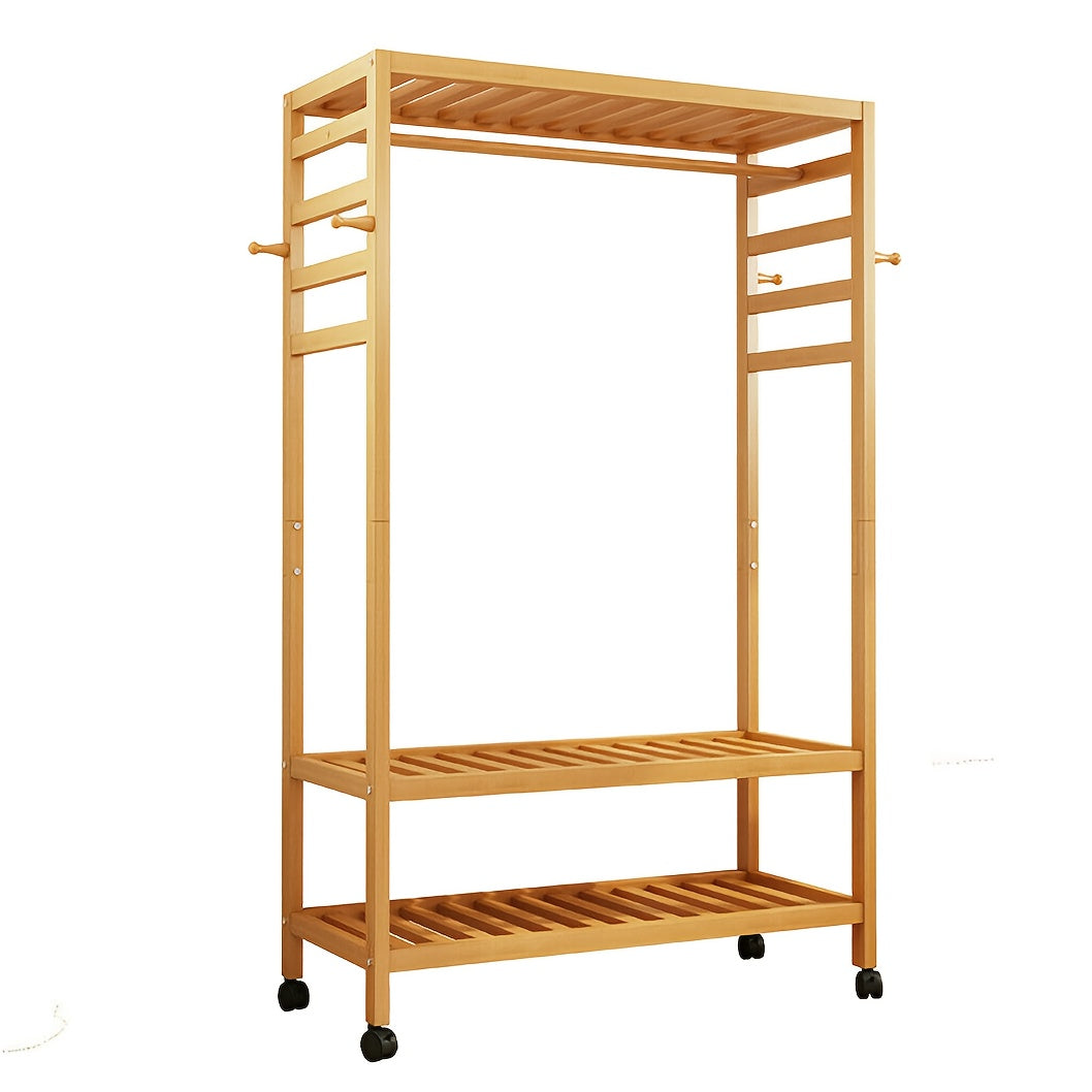Rolling Bamboo Portable Fabric Wardrobe product detail 21