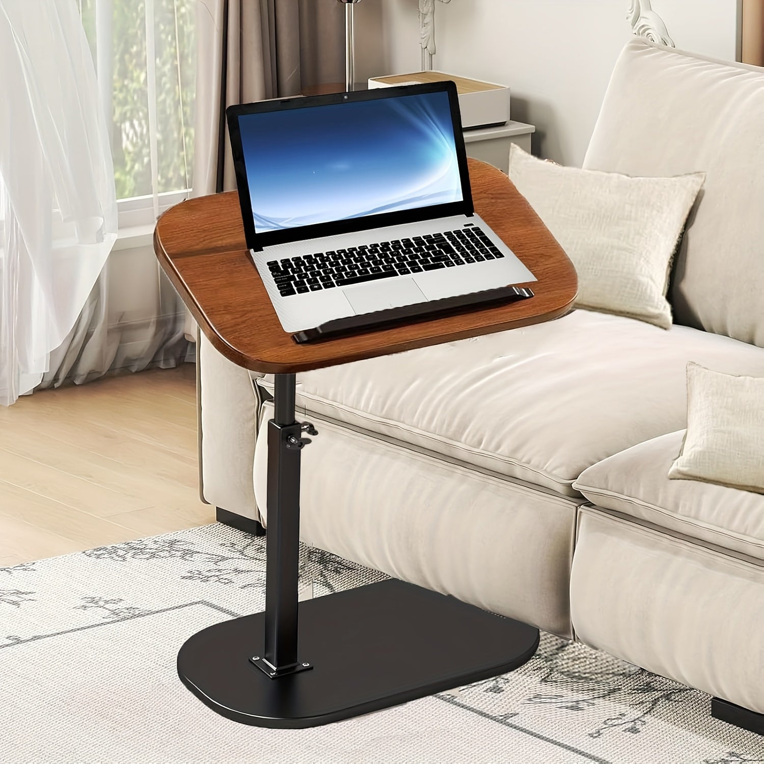 Rolling Black Side Table product detail 7