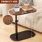 Rolling Black Side Table product detail 4