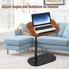 Rolling Black Side Table product detail 3