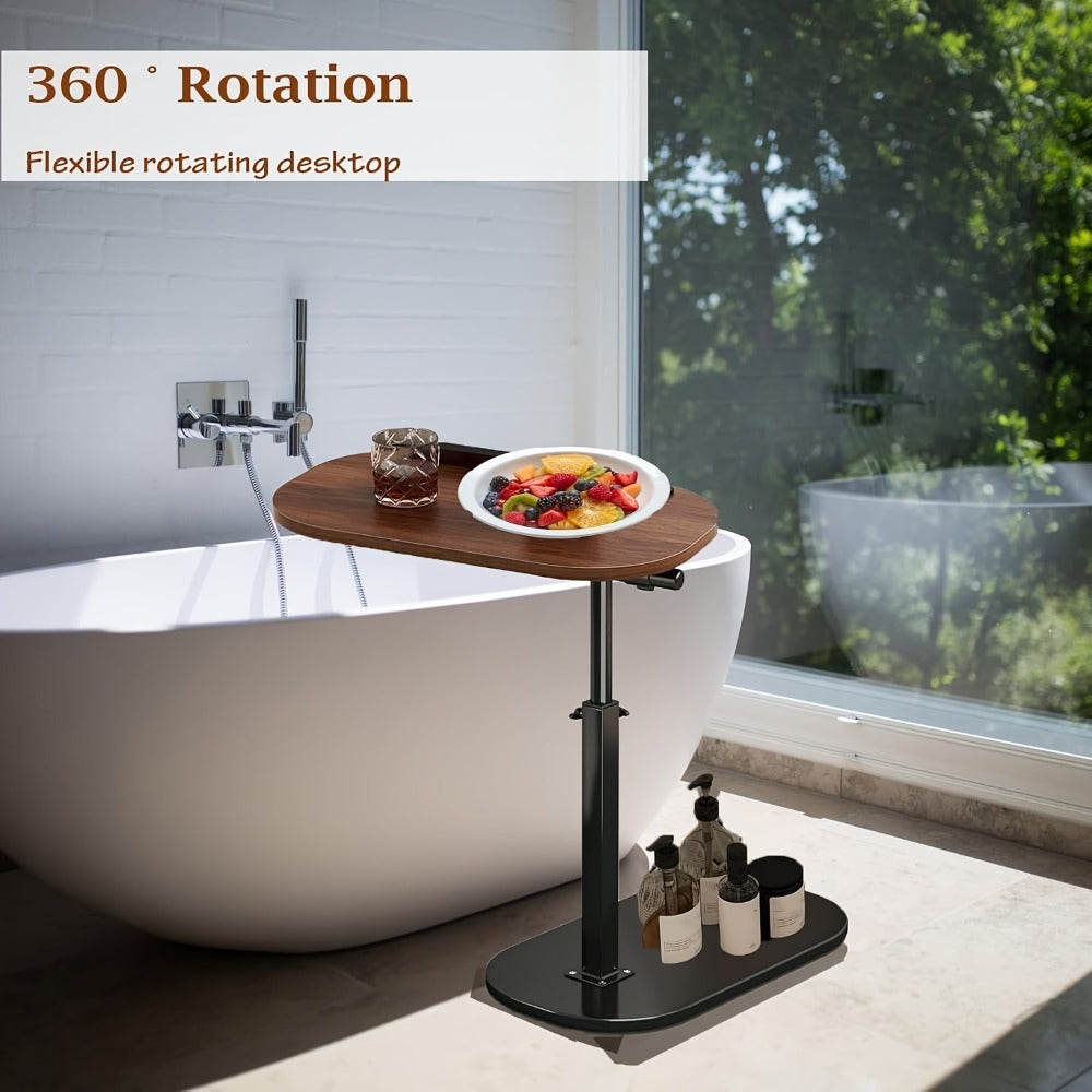 Rolling Black Side Table product detail 5