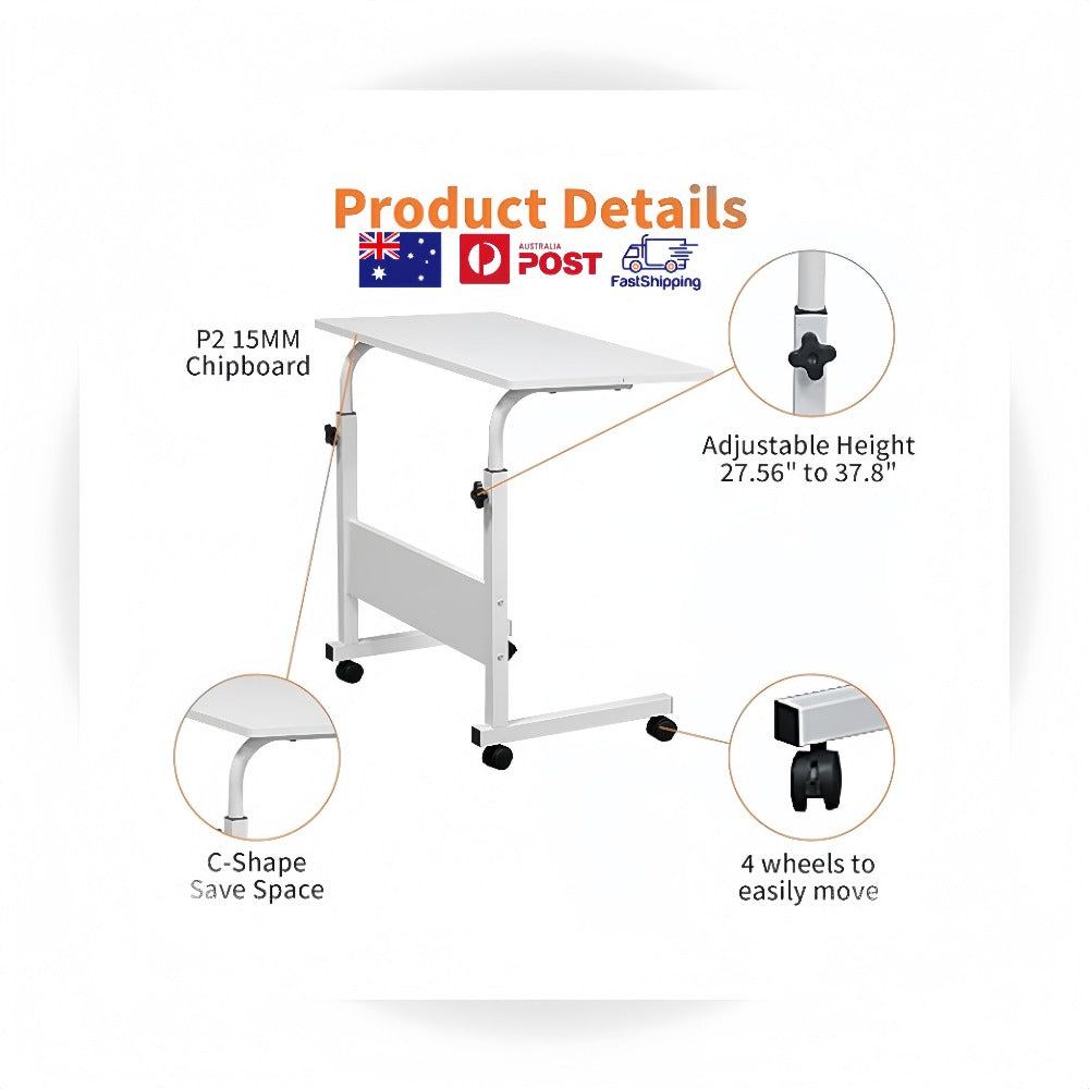 Rolling Metal Computer Desk product detail 4