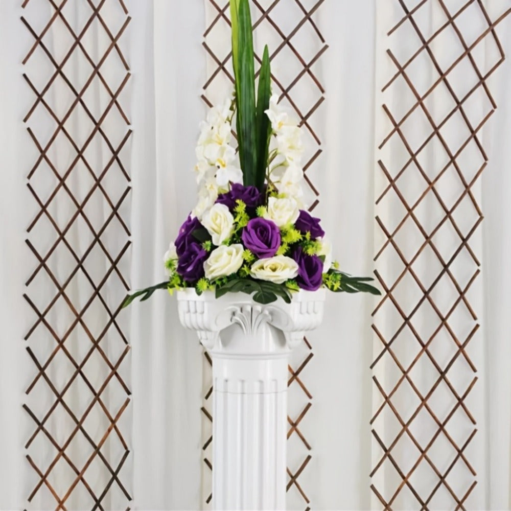 Roman Column Decorative Statues - 88 cm Set of 2 – alternate design view